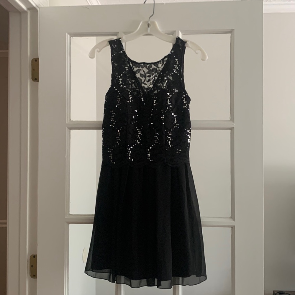 Size Small Black Sequence Cocktail Dress